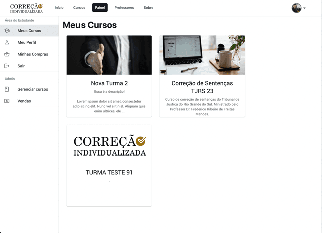 CursoCI project screenshot 2